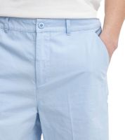 Pantalon chino bermuda décontracté pour homme Peterson avec short en lin et coton, bleu, 20504682 154030