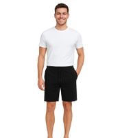 11 PROJECT Palamo Men's Sweat-Bermuda Shorts, Chino-Style, 20716141 194007 Black