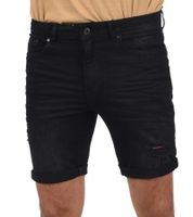 !SOLID Men's Leisure Bermuda Denim Shorts Cotton Shorts 21104062 797002 Black
