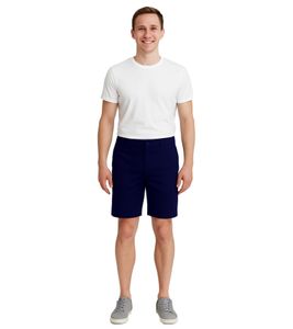 CASUAL FRIDAY Peterson Pantaloni Chino Bermuda Casual da Uomo con Shorts in Lino e Cotone 20504682 194013 Blu Scuro