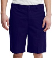 Pantalon chino bermuda décontracté Peterson pour homme avec short en lin et coton (20504682 194013, bleu foncé)