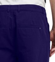 Pantalon chino bermuda décontracté Peterson pour homme avec short en lin et coton (20504682 194013, bleu foncé)