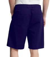 Pantalon chino bermuda décontracté Peterson pour homme avec short en lin et coton (20504682 194013, bleu foncé)