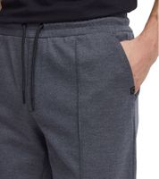 11 PROJECT Palamo Men's Sweat-Bermuda Shorts, Chino-Style, 20716141 1940131, Dark Grey Melange