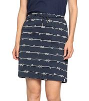 DELMAO Women's Mini Skirt, Sustainable Summer Skirt Made of Pure Cotton, 60074927 Dark Blue