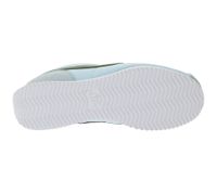 NIKE Cortez Damen Sneaker Retro Turnschuhe mit Echtleder Low-Top Sneaker DZ2795-401 Weiß/Hellblau/Schwarz