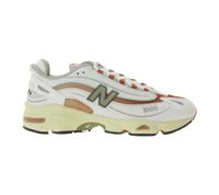 Baskets New Balance 1000 en cuir véritable, chaussures rétro pour femmes et hommes avec amorti ABZORB M1000CB, blanc/beige/rouge