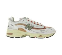 Baskets New Balance 1000 en cuir véritable, chaussures rétro pour femmes et hommes avec amorti ABZORB M1000CB, blanc/beige/rouge