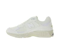 New Balance 2000R Sneaker Echtleder-Schuhe Damen und Herren Retro-Schuhe mit ABZORB Dämpfung M2002RDC Ecru-Weiß