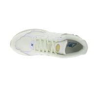 New Balance 2000R Sneaker Echtleder-Schuhe Damen und Herren Retro-Schuhe mit ABZORB Dämpfung M2002RDC Ecru-Weiß