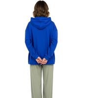 ZEGY Damen Hoodie Kapuzen-Pullover mit Vögel-Verzierungen Baumwoll-Pullover Sweater 1074 Blau