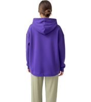 ZEGY Damen Hoodie Kapuzen-Pullover mit Vögel-Verzierungen Baumwoll-Pullover Sweater 1074 Violett