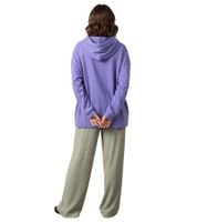 ZEGY Damen Hoodie Kapuzen-Pullover mit Vögel-Verzierungen Baumwoll-Pullover Sweater 1074 Violett