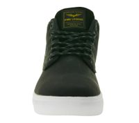 PME LEGEND Strike Herren Mid-Top Sneaker mit herausnehmbarer EVA-Innensohle Freizeit-Sneaker Schnür-Schuhe PBO216038-999 Schwarz