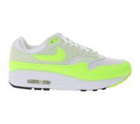 NIKE Air Max 1 Damen Sneaker Turnschuhe mit Air Max-Dämpfung Low-Top Schuhe DZ2628 100 Weiß/Gelb