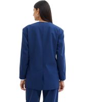 stylischer Damen Ausgeh-Blazer Herbst-Blazer Business-Blazer Baumwoll-Blazer 950940 Blau