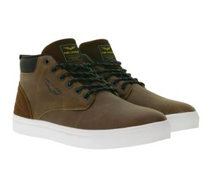 Baskets mi-montantes PME LEGEND Strike pour homme avec semelle intérieure amovible en EVA, baskets décontractées, chaussures à lacets, PBO216038-898, marron