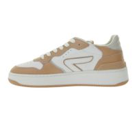 HUB Smash L31 Women's Terry-Lined Sneakers, Genuine Leather Shoes, W50008L31-L10-947, White/Pink