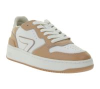 HUB Smash L31 Women's Terry-Lined Sneakers, Genuine Leather Shoes, W50008L31-L10-947, White/Pink