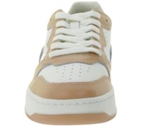 HUB Smash L31 Women's Terry-Lined Sneakers, Genuine Leather Shoes, W50008L31-L10-947, White/Pink