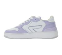 HUB Smash L31 Women's Terry-Lined Sneakers, Genuine Leather, W5008L31-L10-948, White/Purple