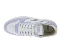 HUB Smash L31 Women's Terry-Lined Sneakers, Genuine Leather, W5008L31-L10-948, White/Purple