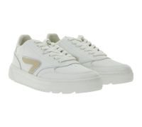 HUB Duke Women's Terry-Lined Sneakers, Genuine Leather Shoes, W50008L31-L10-947, White/Beige