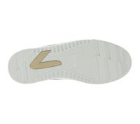HUB Duke Women's Terry-Lined Sneakers, Genuine Leather Shoes, W50008L31-L10-947, White/Beige