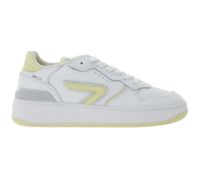 HUB Smash L31 Women's Terry-Lined Sneakers, Genuine Leather Shoes, W5008L31-L10-897, White/Beige