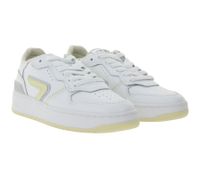 HUB Smash L31 Women's Terry-Lined Sneakers, Genuine Leather Shoes, W5008L31-L10-897, White/Beige