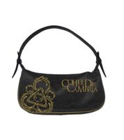 Sac à main Coheed and Cambria Rock Band avec logo imprimé, accessoire de supporter, 27 x 13 x 6 cm, noir/doré