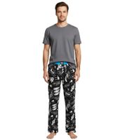RE:COVERED X STAR WARS Pyjama-Hose Herren Schlafanzug-Hose mit verschiedenen Prints Loungepants in Schwarz/Gelb oder Schwarz/Weiß