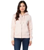 Felpa con cappuccio da donna ZEGY, felpa con cappuccio in cotone con zip 1083 in rosa, viola, blu navy, azzurro, bianco o verde menta