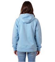 Felpa con cappuccio da donna ZEGY, felpa con cappuccio in cotone con zip 1083 in rosa, viola, blu navy, azzurro, bianco o verde menta