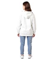 Felpa con cappuccio da donna ZEGY, felpa con cappuccio in cotone con zip 1083 in rosa, viola, blu navy, azzurro, bianco o verde menta