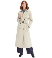 stilvoller Damen Mantel im Trenchcoat-Stil mit Reverskragen Business-Jacke in Khaki, Beige oder Rot