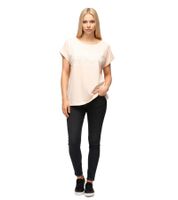 RE:COVERED X STAR WARS Damen T-Shirt mit Schriftzug Baumwoll-Shirt Rundhals-Shirt Boyfriend-Cut in Rosa oder Ecru-Weiß