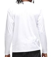 RE:COVERED X Nickelodeon - Camisa de manga larga para hombre con varios estampados de Bob Esponja, de algodón, con cuello redondo, en blanco