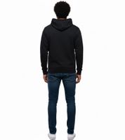 Felpa con cappuccio da uomo U.S. SPORT AMERICA con motivo a football, pullover in cotone, felpa casual in nero o blu scuro