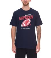 Pack de 2 camisetas básicas de algodón U.S. SPORT AMERICA para hombre, con cuello redondo y manga corta, en azul/negro, negro/blanco o azul/blanco