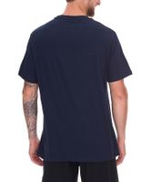 Pack de 2 camisetas básicas de algodón U.S. SPORT AMERICA para hombre, con cuello redondo y manga corta, en azul/negro, negro/blanco o azul/blanco