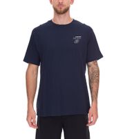 Pack de 2 camisetas básicas de algodón U.S. SPORT AMERICA para hombre, con cuello redondo y manga corta, en azul/negro, negro/blanco o azul/blanco
