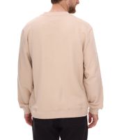 Pull homme STONES en coton, basique intemporel, manches longues, 400 g/m², gris foncé, noir ou beige