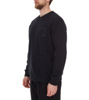 Pull homme STONES en coton, basique intemporel, manches longues, 400 g/m², gris foncé, noir ou beige