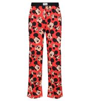 RE:COVERED X Disney Mickey Mouse Lounge Pants - Pijama de algodón con estampado Disney para hombre RCDIF210 Negro, Azul o Rojo