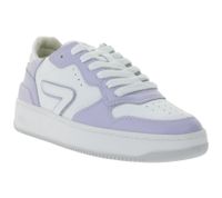 HUB Smash L31 Women's Terry-Lined Sneakers, Genuine Leather, Gym Shoes, W5008L31-L10 White
