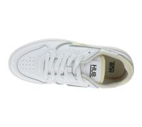 HUB Smash L31 Women's Terry-Lined Sneakers, Genuine Leather, Gym Shoes, W5008L31-L10 White