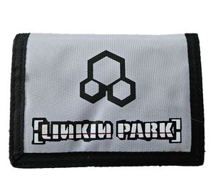 Linkin Park Stylish Band Wallet with Logo Design, Gray