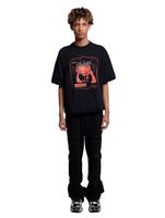 DWD Studioz Ipanema Men's Crew Neck T-Shirt with Large Front Print, 340 g/m², in Black or Beige