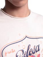 DWD Studioz Ipanema Men's Crew Neck T-Shirt with Large Front Print, 340 g/m², in Black or Beige